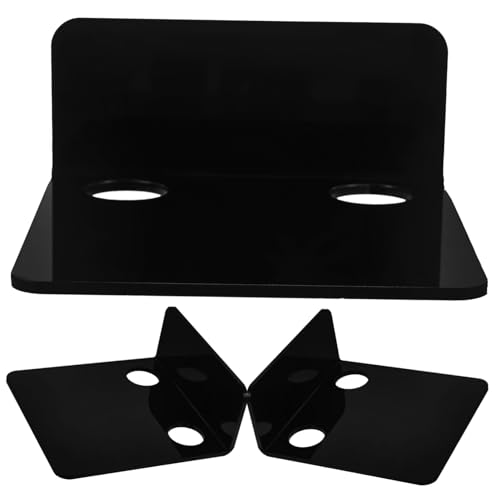 BESPORTBLE 3 Stück schwebendes Wandregal Lautsprecher Gestell Lagerung Zeigen montieren büroradio bürolocher swor Wandhalterung für Wandhalterung für Babyphone Acryl Black BESPORTBLE 3 Stück schwebendes Wandregal Lautsprecher Gestell Lagerung Zeigen montieren büroradio bürolocher swor Wandhalterung für Wandhalterung für Babyphone Acryl Black von BESPORTBLE