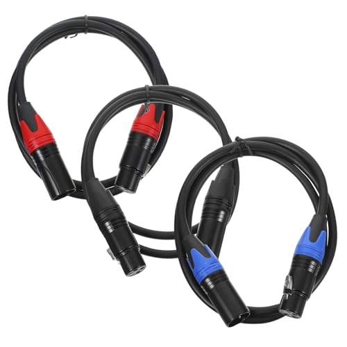 BESPORTBLE 3Stücke Mikrofonkabel Xlr Kabel Male zu Female Stabile Audioübertragung für Mikrofone Mischpulte und Lautsprecher und Kompatibel mit Vielen Audiogeräten BESPORTBLE 3Stücke Mikrofonkabel Xlr Kabel Male zu Female Stabile Audioübertragung für Mikrofone Mischpulte und Lautsprecher und Kompatibel mit Vielen Audiogeräten von BESPORTBLE
