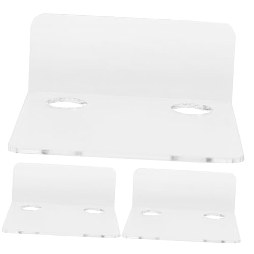 BESPORTBLE 3Stücke Transparentes Wandregal Für Kamerahalterung Lautsprecher Kleines Schwebendes Regal Für Kinderzimmer Wohnräume Router Halterung BESPORTBLE 3Stücke Transparentes Wandregal Für Kamerahalterung Lautsprecher Kleines Schwebendes Regal Für Kinderzimmer Wohnräume Router Halterung von BESPORTBLE