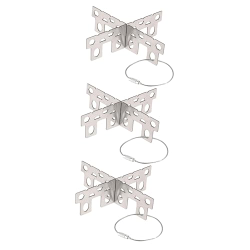 BESPORTBLE 3st Ständer Für Gasbrenner Campingkocher Ständer Brennerständer Öfen Outdoor-erdgasbrenner Mit Ständer Grillplatte Für Gasgrill Gasherdständer Aus Edelstahl Zubehör Gitter BESPORTBLE 3st Ständer Für Gasbrenner Campingkocher Ständer Brennerständer Öfen Outdoor-erdgasbrenner Mit Ständer Grillplatte Für Gasgrill Gasherdständer Aus Edelstahl Zubehör Gitter von BESPORTBLE