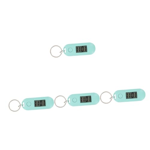 BESPORTBLE 4 Stück elektronische Schlüsselbunduhr Uhren Schlüsselanhänger Taschenuhr-Schlüsselanhänger Damenuhr Rucksäcke für Mädchen Schlüsselanhänger Taschenuhr Schlüsselanhänger Digitaluhr von BESPORTBLE