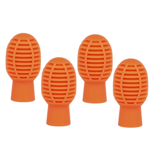BESPORTBLE 4Stücke Drumstick Abdeckungen für Schlagzeuger Elastische Kopf Protektoren für Optimale Dämpfung und Schutz für Drums und Standard Trommeln Orange BESPORTBLE 4Stücke Drumstick Abdeckungen für Schlagzeuger Elastische Kopf Protektoren für Optimale Dämpfung und Schutz für Drums und Standard Trommeln Orange von BESPORTBLE