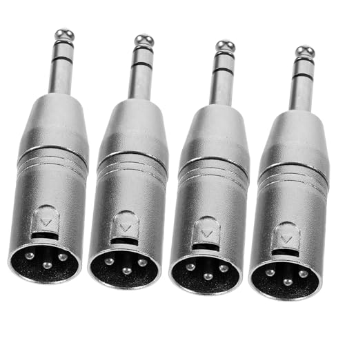 BESPORTBLE 4Stücke Xlr Stecker Audio Adapter Audio Koppler für Xlr Schnittstellen für Musiker und Tontechniker Kompakt und Tragbar BESPORTBLE 4Stücke Xlr Stecker Audio Adapter Audio Koppler für Xlr Schnittstellen für Musiker und Tontechniker Kompakt und Tragbar von BESPORTBLE