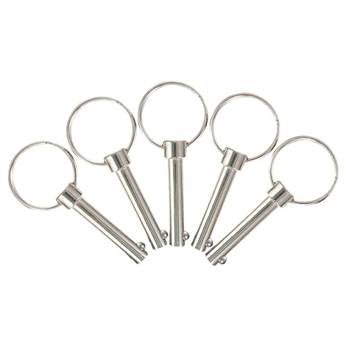 BESPORTBLE 5 Stück Ringstift T-Griff Schnellverschlussstift Schnelltrennhaken Zum Aufhängen Von Bimini-Tops Aus Kohlenstoffstahl Silber Kohlenstoffstahl Pin Sicherungsstift BESPORTBLE 5 Stück Ringstift T-Griff Schnellverschlussstift Schnelltrennhaken Zum Aufhängen Von Bimini-Tops Aus Kohlenstoffstahl Silber Kohlenstoffstahl Pin Sicherungsstift von BESPORTBLE