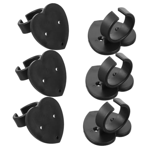BESPORTBLE 6Stücke Mikrofon Wandhalterung Herzclip Design Rolling Ring Einfach zu Installieren für Musiker und Redner Zuverlässige Mikrofonbefestigung BESPORTBLE 6Stücke Mikrofon Wandhalterung Herzclip Design Rolling Ring Einfach zu Installieren für Musiker und Redner Zuverlässige Mikrofonbefestigung von BESPORTBLE