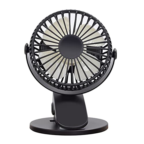 BESPORTBLE Clip- On- Lüfter Desktop Kleiner Lüfter Leiser Stärkerer Wind Persönlicher Lüfter Batteriebetriebener Angetriebener Lüfter Elektrischer USB- Lüfter für Zuhause Reisen im Freien von BESPORTBLE