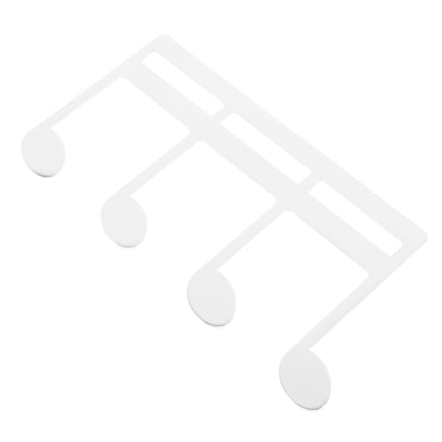 BESPORTBLE Musiknoten Clip Metall Musikbuchklemme Tragbarer Seitenhalter Für Notenständer Für Klavier Und Andere Instrumente Silberfarben von BESPORTBLE