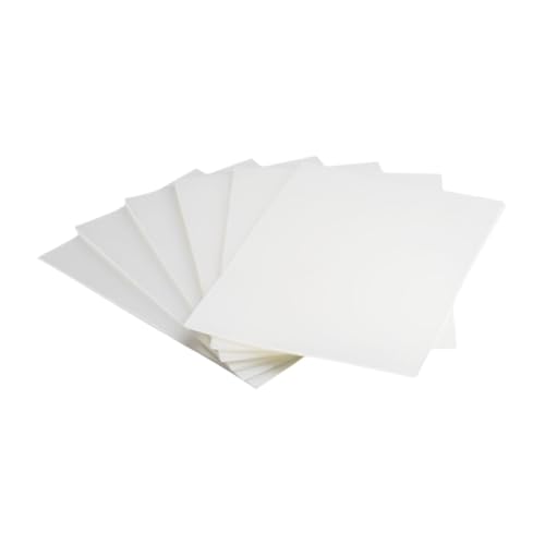 100 A4-Bindungshüllen, halbtransparente PP-Folie, 21,6 x 29,6 cm, für Dokumente, Portfolio, 100 Stück von BESSTUUP