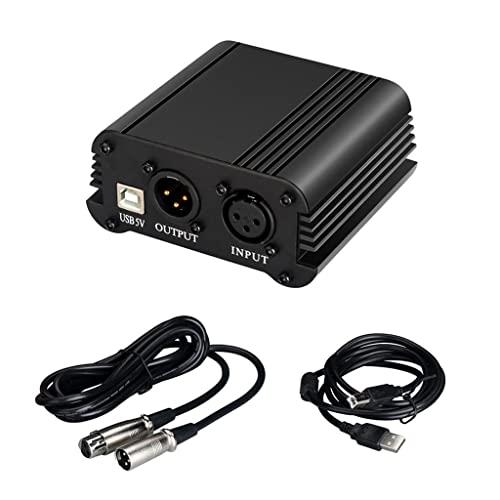 BESSTUUP 48 V Phantomspeisung & USB-Kabel & XLR 3-Pin Kondensatormikrofon BESSTUUP 48 V Phantomspeisung & USB-Kabel & XLR 3-Pin Kondensatormikrofon von BESSTUUP