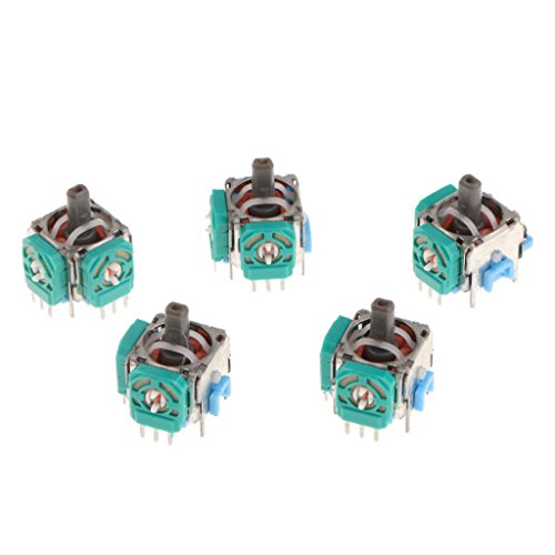 BESSTUUP 5pcs Analog Stick Thumbsticks für PS4 Playstation, 3D Joystick Wireless Sensor Modul Ersatzteile von BESSTUUP