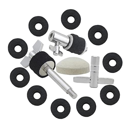 Hi-Hat Becken Drum Kit Drum Kit Halterschraube Trommelschlüssel Kupplungszubehör von BESSTUUP