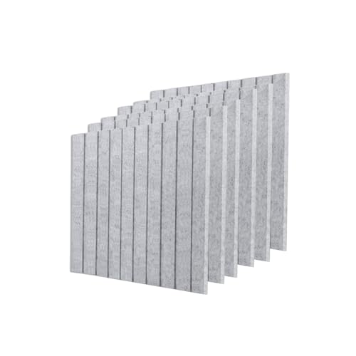 BESTORI Filz Pinnwand Selbstklebend Filzboard Memotafeln mit Abnehmbare Klebetabs Korkplatte für Büro Küche Fotos Memos 6 Stück 30 x 30 cm, Grau BESTORI Filz Pinnwand Selbstklebend Filzboard Memotafeln mit Abnehmbare Klebetabs Korkplatte für Büro Küche Fotos Memos 6 Stück 30 x 30 cm, Grau von BESTORI
