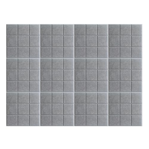 BESTORI Filz Pinnwand Selbstklebend Große Filzboard Memotafeln Bulletin Board für Memos Foto Büro Küche Wanddekoration 12 Stück 30 x 30 cm, Grau BESTORI Filz Pinnwand Selbstklebend Große Filzboard Memotafeln Bulletin Board für Memos Foto Büro Küche Wanddekoration 12 Stück 30 x 30 cm, Grau von BESTORI