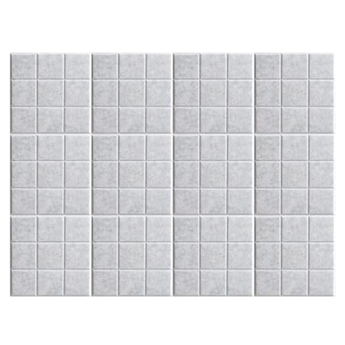 BESTORI Filz Pinnwand Selbstklebend Große Filzboard Memotafeln Bulletin Board für Memos Foto Büro Küche Wanddekoration 12 Stück 30 x 30 cm, Hellgrau BESTORI Filz Pinnwand Selbstklebend Große Filzboard Memotafeln Bulletin Board für Memos Foto Büro Küche Wanddekoration 12 Stück 30 x 30 cm, Hellgrau von BESTORI