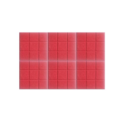 BESTORI Filz Pinnwand Selbstklebend Große Filzboard Memotafeln Bulletin Board für Memos Foto Büro Küche Wanddekoration 6 Stück 30 x 30 cm, Rot BESTORI Filz Pinnwand Selbstklebend Große Filzboard Memotafeln Bulletin Board für Memos Foto Büro Küche Wanddekoration 6 Stück 30 x 30 cm, Rot von BESTORI