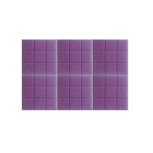 BESTORI Filz Pinnwand Selbstklebend Große Filzboard Memotafeln Bulletin Board für Memos Foto Büro Küche Wanddekoration 6 Stück 30 x 30 cm, Violett BESTORI Filz Pinnwand Selbstklebend Große Filzboard Memotafeln Bulletin Board für Memos Foto Büro Küche Wanddekoration 6 Stück 30 x 30 cm, Violett von BESTORI