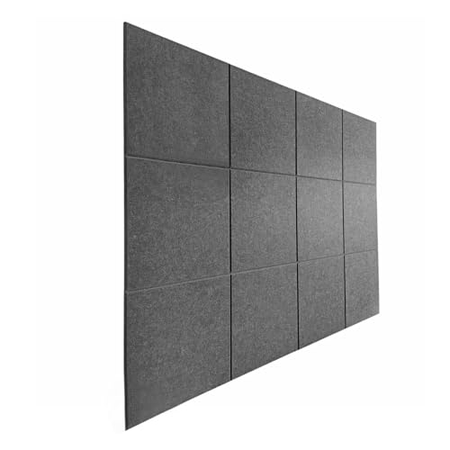 BESTORI Große Filz Pinnwand Selbstklebend 12 Stück 30 x 30 cm, Filzboard Memotafeln Memo Boards für Büro, Wohnzimmer, Schlafzimmer, Wand Dunkelgrau BESTORI Große Filz Pinnwand Selbstklebend 12 Stück 30 x 30 cm, Filzboard Memotafeln Memo Boards für Büro, Wohnzimmer, Schlafzimmer, Wand Dunkelgrau von BESTORI