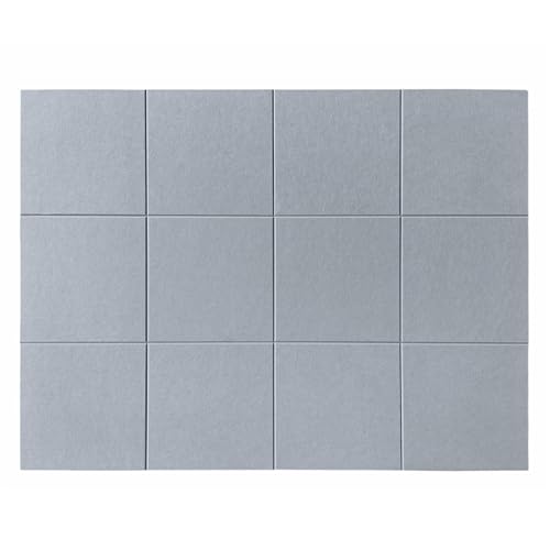 BESTORI Große Filz Pinnwand Selbstklebend 12 Stück 30 x 30 cm, Filzboard Memotafeln Memo Boards für Büro, Wohnzimmer, Schlafzimmer, Wand Grau BESTORI Große Filz Pinnwand Selbstklebend 12 Stück 30 x 30 cm, Filzboard Memotafeln Memo Boards für Büro, Wohnzimmer, Schlafzimmer, Wand Grau von BESTORI