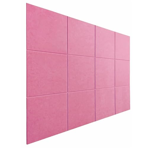 BESTORI Große Filz Pinnwand Selbstklebend 12 Stück 30 x 30 cm, Filzboard Memotafeln Memo Boards für Büro, Wohnzimmer, Schlafzimmer, Wand Rosa BESTORI Große Filz Pinnwand Selbstklebend 12 Stück 30 x 30 cm, Filzboard Memotafeln Memo Boards für Büro, Wohnzimmer, Schlafzimmer, Wand Rosa von BESTORI