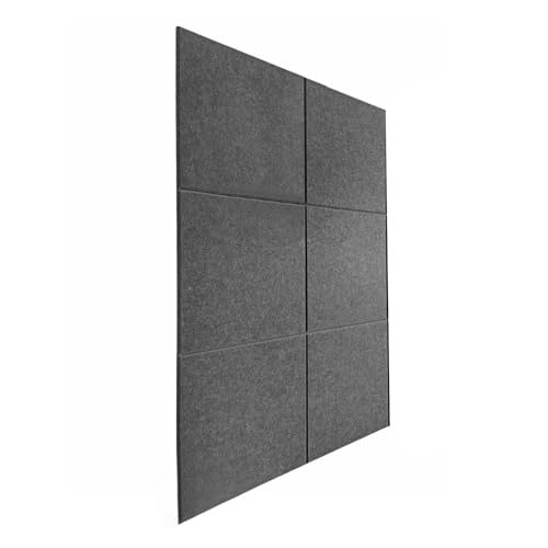 BESTORI Große Filz Pinnwand Selbstklebend 6 Stück 30 x 30 cm, Filzboard Memotafeln Memo Boards für Büro, Wohnzimmer, Schlafzimmer, Wand Dunkelgrau BESTORI Große Filz Pinnwand Selbstklebend 6 Stück 30 x 30 cm, Filzboard Memotafeln Memo Boards für Büro, Wohnzimmer, Schlafzimmer, Wand Dunkelgrau von BESTORI