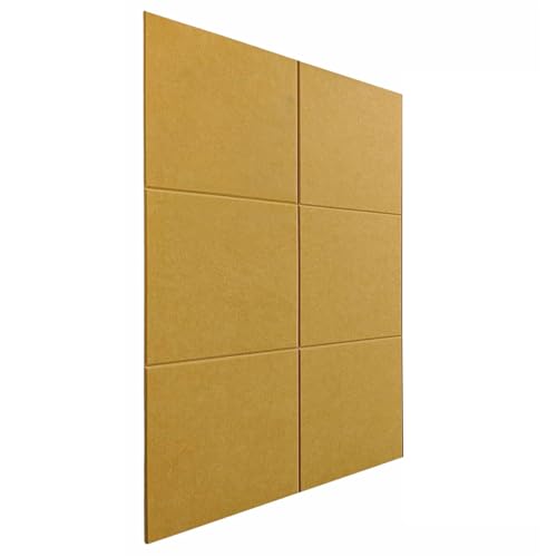 BESTORI Große Filz Pinnwand Selbstklebend 6 Stück 30 x 30 cm, Filzboard Memotafeln Memo Boards für Büro, Wohnzimmer, Schlafzimmer, Wand Gelb BESTORI Große Filz Pinnwand Selbstklebend 6 Stück 30 x 30 cm, Filzboard Memotafeln Memo Boards für Büro, Wohnzimmer, Schlafzimmer, Wand Gelb von BESTORI