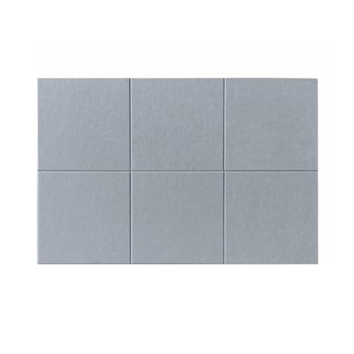 BESTORI Große Filz Pinnwand Selbstklebend 6 Stück 30 x 30 cm, Filzboard Memotafeln Memo Boards für Büro, Wohnzimmer, Schlafzimmer, Wand Grau BESTORI Große Filz Pinnwand Selbstklebend 6 Stück 30 x 30 cm, Filzboard Memotafeln Memo Boards für Büro, Wohnzimmer, Schlafzimmer, Wand Grau von BESTORI