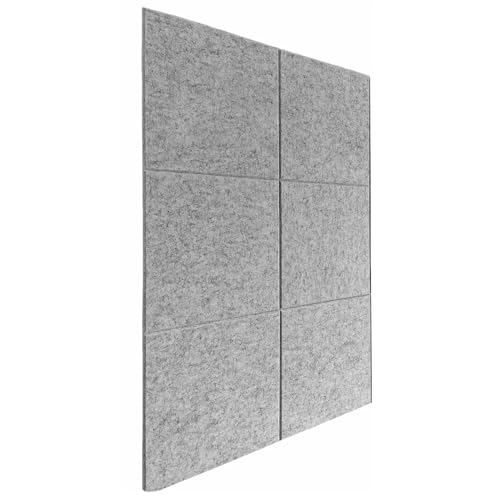 BESTORI Große Filz Pinnwand Selbstklebend 6 Stück 30 x 30 cm, Filzboard Memotafeln Memo Boards für Büro, Wohnzimmer, Schlafzimmer, Wand Hellgrau BESTORI Große Filz Pinnwand Selbstklebend 6 Stück 30 x 30 cm, Filzboard Memotafeln Memo Boards für Büro, Wohnzimmer, Schlafzimmer, Wand Hellgrau von BESTORI