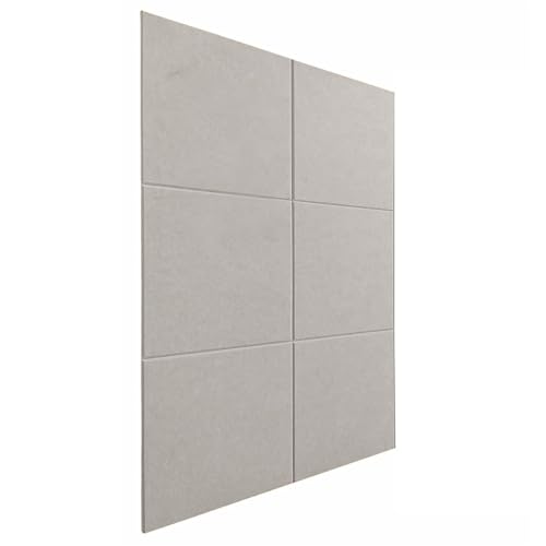 BESTORI Große Filz Pinnwand Selbstklebend 6 Stück 30 x 30 cm, Filzboard Memotafeln Memo Boards für Büro, Wohnzimmer, Schlafzimmer, Wand Khaki von BESTORI