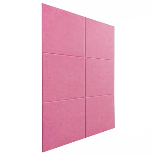 BESTORI Große Filz Pinnwand Selbstklebend 6 Stück 30 x 30 cm, Filzboard Memotafeln Memo Boards für Büro, Wohnzimmer, Schlafzimmer, Wand Rosa BESTORI Große Filz Pinnwand Selbstklebend 6 Stück 30 x 30 cm, Filzboard Memotafeln Memo Boards für Büro, Wohnzimmer, Schlafzimmer, Wand Rosa von BESTORI
