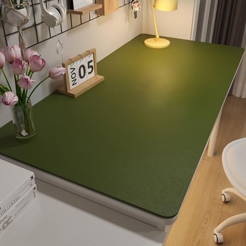 BESTORI Multifunktionales Schreibtischunterlage Rutschfeste Wasserdichter Mauspad PU Leder Ultradünnes Mauspad für Büro und Zuhause Grün, 90 x 43 cm BESTORI Multifunktionales Schreibtischunterlage Rutschfeste Wasserdichter Mauspad PU Leder Ultradünnes Mauspad für Büro und Zuhause Grün, 90 x 43 cm von BESTORI