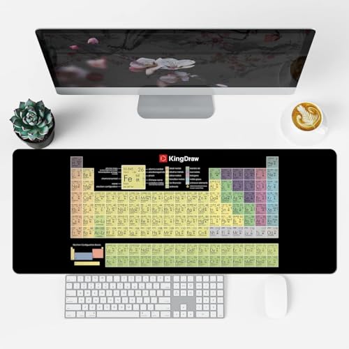 BESTORI Spickzettel Schreibtischunterlage Rutschfeste Unterlage Tastenkombinationen Mousepad Büroschreibtisch Computer Tastatur Zubehör 80 x 30 cm von BESTORI