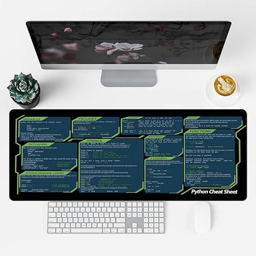 BESTORI Spickzettel Schreibtischunterlage Rutschfeste Unterlage Tastenkombinationen Mousepad Büroschreibtisch Computer Tastatur Zubehör 80 x 30 cm BESTORI Spickzettel Schreibtischunterlage Rutschfeste Unterlage Tastenkombinationen Mousepad Büroschreibtisch Computer Tastatur Zubehör 80 x 30 cm von BESTORI