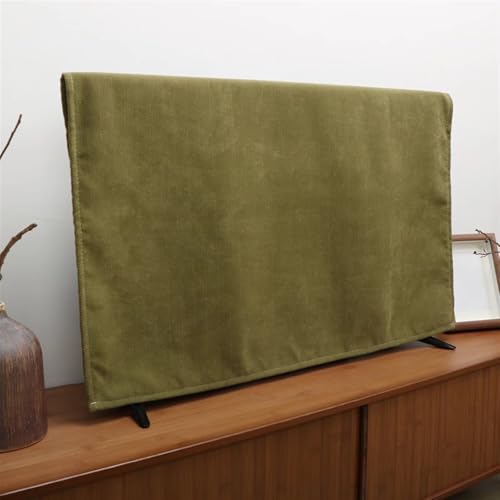 BESTORI TV Hülle Chenille TV Staubschutzhülle Volltonfarbe Fernseher Bildschirmschutz Abdeckung für Computermonitor, Gebogener und Hängender Fernseher, Dunkelgrün, 64x113cm BESTORI TV Hülle Chenille TV Staubschutzhülle Volltonfarbe Fernseher Bildschirmschutz Abdeckung für Computermonitor, Gebogener und Hängender Fernseher, Dunkelgrün, 64x113cm von BESTORI