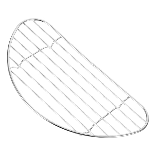 BESTOYARD Grill Küchenwerkzeug ofenfester Backrost Kühlregale backen Kühlregale zum Kochen und Backen Topf Kühlregal Kühlregale zum Backen Ölablassgestell aus Metall Rostfreier Stahl Silver BESTOYARD Grill Küchenwerkzeug ofenfester Backrost Kühlregale backen Kühlregale zum Kochen und Backen Topf Kühlregal Kühlregale zum Backen Ölablassgestell aus Metall Rostfreier Stahl Silver von BESTOYARD