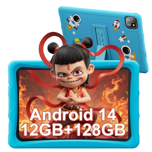 BESTTAB Kinder Tablet 10 Zoll Android 14, 12GB RAM+128 GB ROM(1TB TF, Octa Core Tablet für Kinder 5100mAh Langer Akkulaufzeit, Stoßfest,Lern Apps iWawa, WiFi 6, Kinderfreundlich, Elternkontrolle BESTTAB Kinder Tablet 10 Zoll Android 14, 12GB RAM+128 GB ROM(1TB TF, Octa Core Tablet für Kinder 5100mAh Langer Akkulaufzeit, Stoßfest,Lern Apps iWawa, WiFi 6, Kinderfreundlich, Elternkontrolle von BESTTAB