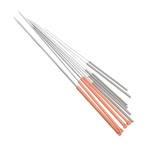 BESTYASH 10 Stück 3D -Druckernadel 3D-Druckerkomponenten Düsenreiniger Kit 3D -Druckgeräte Düsenwerkzeuge 3D -Druckerverbesserungen 3D -Drucker -Wartungstools Nadelwerkzeug Rostfreier Stahl von BESTYASH