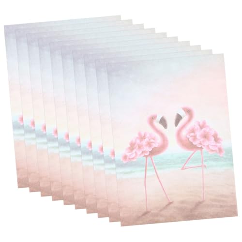 BESTYASH 10 Stück Flamingo-briefpapier Papier Zum Schreiben Stationäres Papier Tragbares Briefpapier Brief Im Vintage-stil Schreibutensilien Dekoratives Briefpapier Rosa BESTYASH 10 Stück Flamingo-briefpapier Papier Zum Schreiben Stationäres Papier Tragbares Briefpapier Brief Im Vintage-stil Schreibutensilien Dekoratives Briefpapier Rosa von BESTYASH