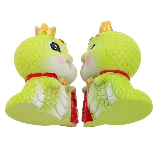 BESTYASH 2 Stück Ornamente Zum Jahr Der Schlange Cartoon Schlangen Ornamente Schlangenornament Zum Mondneujahr Feng Shui Ornamente Zum Chinesischen Neujahr Statue Zum Jahr Der von BESTYASH