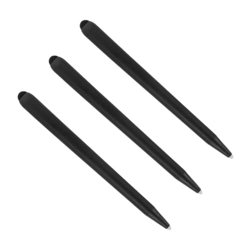 BESTYASH 3 Stück Doppelköpfiger Stift Touchscreens Eingabestift Touchscreen-Eingabestift Stiftwerkzeug Kapazitiver Eingabestift Schreibstift Für Kinderstile Touchscreen-Stift Black Abs von BESTYASH