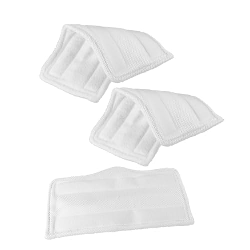 BESTYASH 3 Stück Mopp Abdeckungen Dampfmopp Mops Dampfer Shark Dampfreiniger Mopp Shark Mopp Pads Ersatz Shark Staubsauger Mopp Pads Fasertuch Weiß BESTYASH 3 Stück Mopp Abdeckungen Dampfmopp Mops Dampfer Shark Dampfreiniger Mopp Shark Mopp Pads Ersatz Shark Staubsauger Mopp Pads Fasertuch Weiß von BESTYASH
