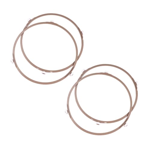 BESTYASH 4Stücke Mikrowellen Plattenteller Stützschalen Mikrowellen Radringe Aus Halter Für Optimale Stabilität Und Unterstützung Beim Erwärmen Von Speisen von BESTYASH