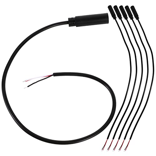 BESTYASH 6Stücke Teiliges Audiokabel mit Nacktem Draht Langlebiges Ersatzkabel für Auto Player und Mehr Flammhemmend Leicht und Einfach zu Verwenden von BESTYASH