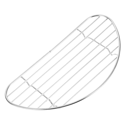 BESTYASH Grill Küchenwerkzeug Kühlregal für Backwerkzeuge Backkühlregale Keksregal Backgestell Abtropfgestell für Frittieröl ofenfester Backrost Pizza-Kühlregal Rostfreier Stahl Silver BESTYASH Grill Küchenwerkzeug Kühlregal für Backwerkzeuge Backkühlregale Keksregal Backgestell Abtropfgestell für Frittieröl ofenfester Backrost Pizza-Kühlregal Rostfreier Stahl Silver von BESTYASH