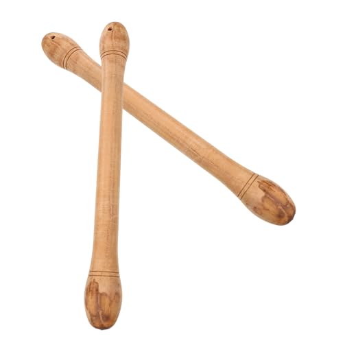 BESTonZON 1 Paar Ledertrommel Trommelhammer Instrumententeile Rindsleder Trommel Drumstick Percussion Mallet Stick Instrument Trommelstock Instrumentenwerkzeug Rindsleder Trommelzubehör von BESTonZON