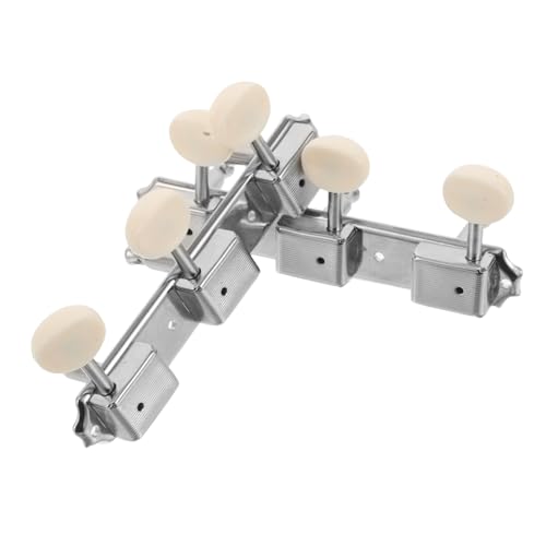 BESTonZON 1 Paar Piano-Taste gitarre zubehör Gitarrengriff Stimmwirbel-Mechanikknöpfe Gitarrentuner -Stifte Schrauben Stimmwirbel für E-Gitarren Stimmwirbel-Ausrüstung Metall Silver von BESTonZON