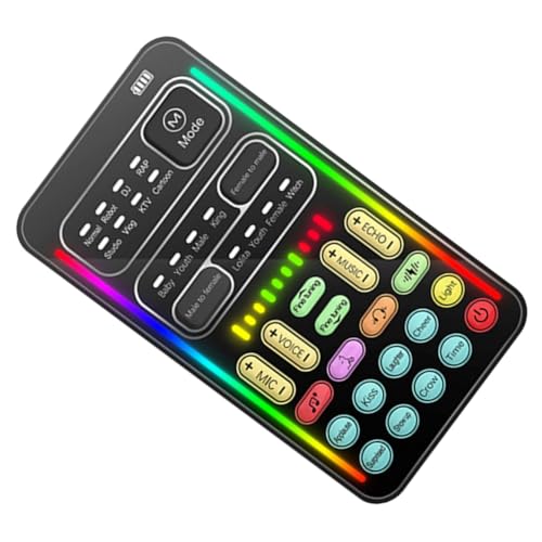 BESTonZON 1 Satz Mini-soundkarte Stimmwechsler Externer Soundwechsler Sprachwechsler Für Computer Praktischer Sprachwechsler Voice-Changer-mikrofon Kind Ausrüstung Spezialeffekte Plastik von BESTonZON