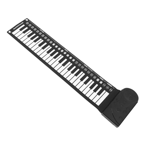 BESTonZON 1 Satz Rollklavier Mit 49 Tasten Kinderklavier 49 Tasten Aufrollbares Klavier Aufrollbares Musikklavier Aufrollbares Lernklavier Handgerolltes Klavier Faltbares Klavier von BESTonZON