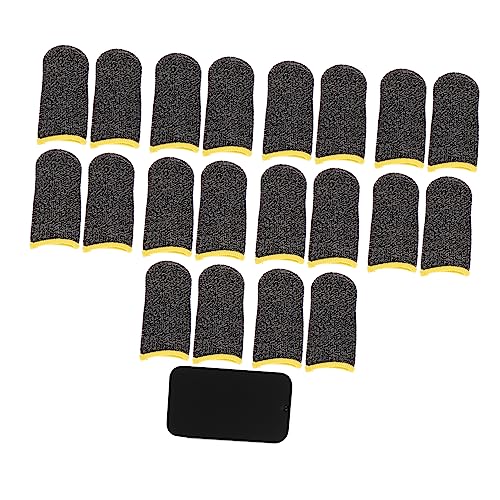 BESTonZON 1 Satz Spiel Fingerling smartphone fingerhalterung gaming finger sleeve Empfindliche Fingerhüllen rutschfest Fingerlinge Handschuhe Fingerbett Schutzhülle silberne Faser BESTonZON 1 Satz Spiel Fingerling smartphone fingerhalterung gaming finger sleeve Empfindliche Fingerhüllen rutschfest Fingerlinge Handschuhe Fingerbett Schutzhülle silberne Faser von BESTonZON
