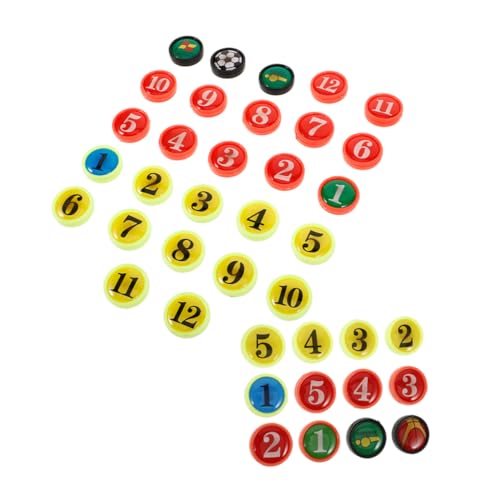 BESTonZON 1 Satz Taktisches Board-Zubehör süße kleine Magnete Runde Magnete für das Klassenzimmer Magnet-Basketball-Trainertafel Kursmagnete im Klassenzimmer Plastik von BESTonZON