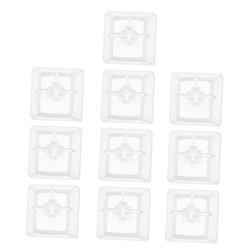 BESTonZON 10St transparente Tastenkappe Tastaturabdeckung klare Schlüsselkappe Tastenkappen Tastaturen Plastikkappe der Tastaturtaste mechanische Tastatur tastenabdeckung das Kreuz Klaviatur von BESTonZON
